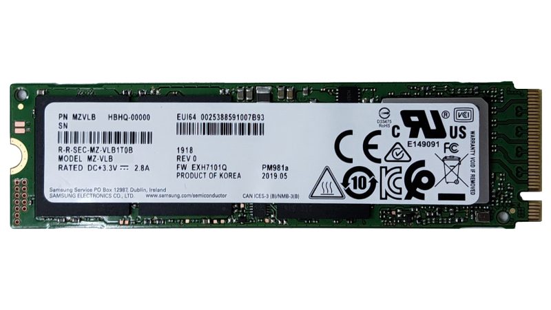 SSD 1TB NVME Gen3x4 Samsung/Intel/SKHynix